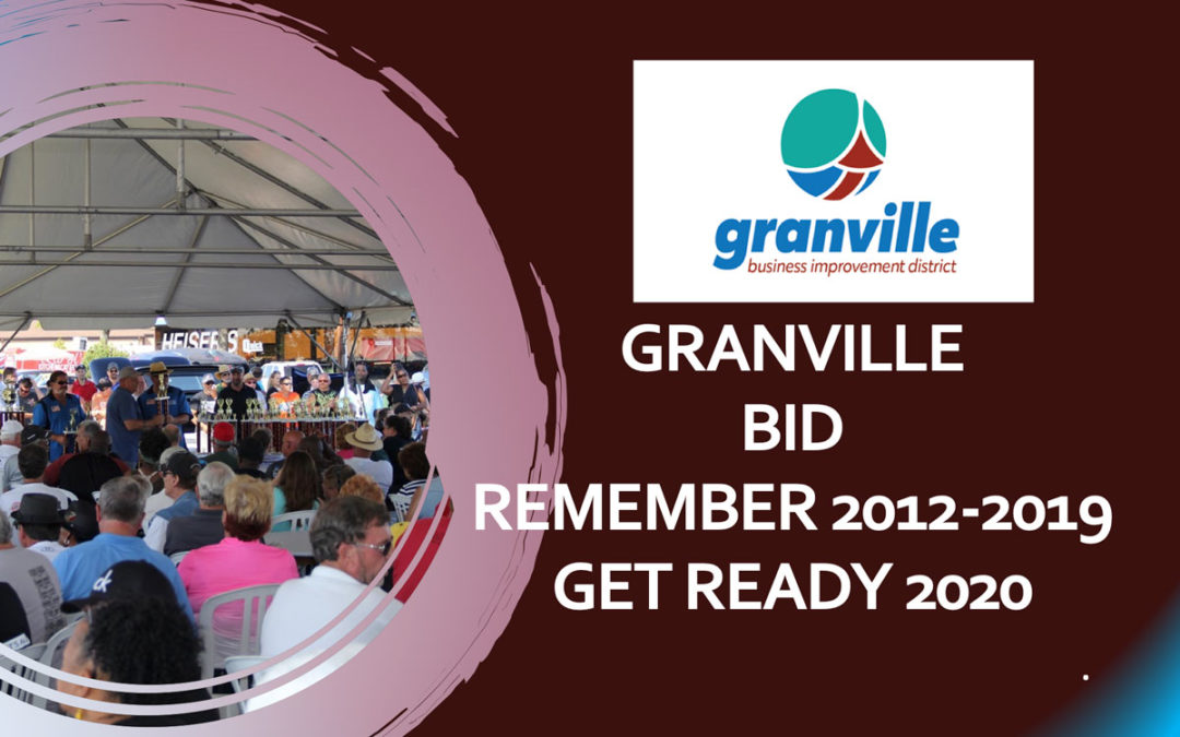 Granville BID 2019 Annual Meeting Presentaton